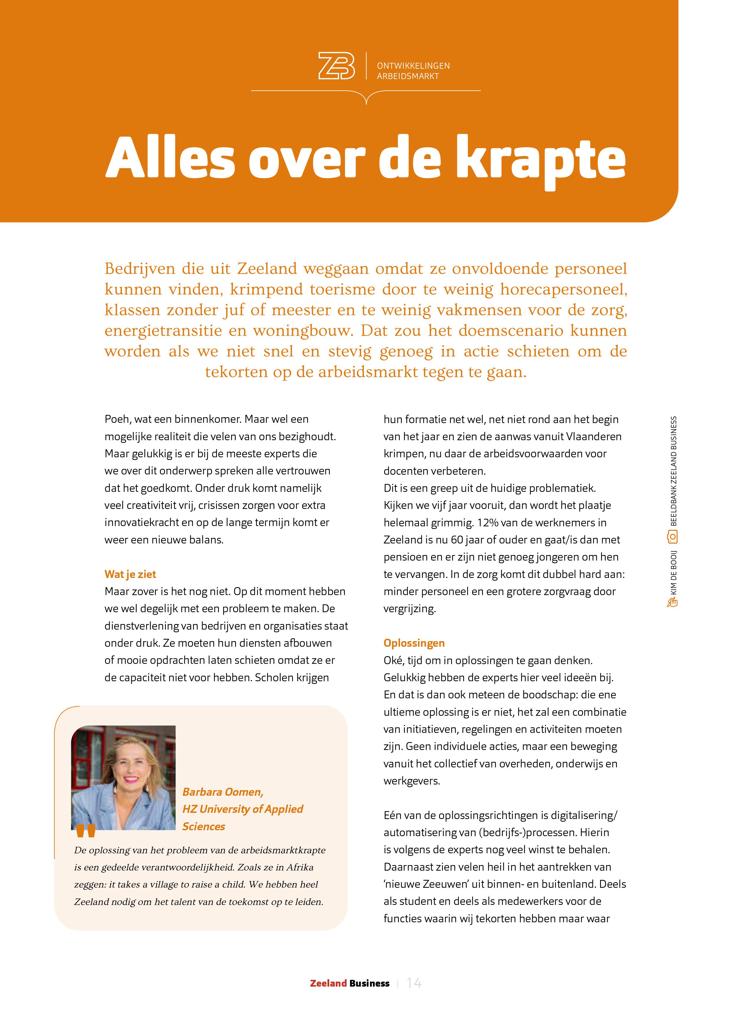 Artikel Zeeland Business